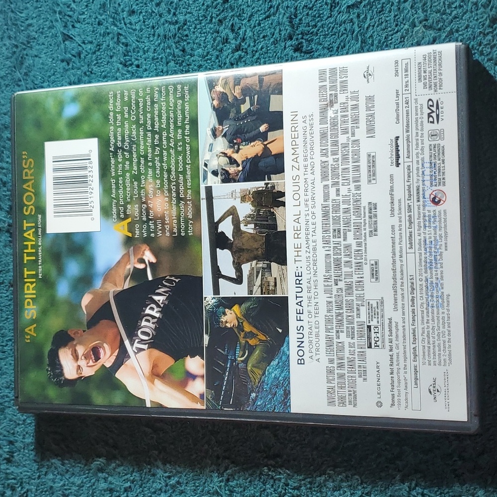Unbroken dvd movie - Picture 2 of 4